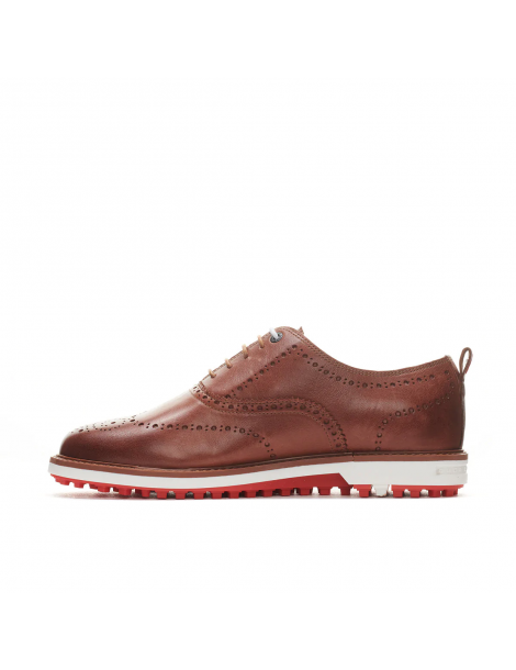 zapatos golf hombre marron