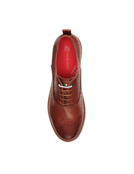 zapatos golf hombre marron