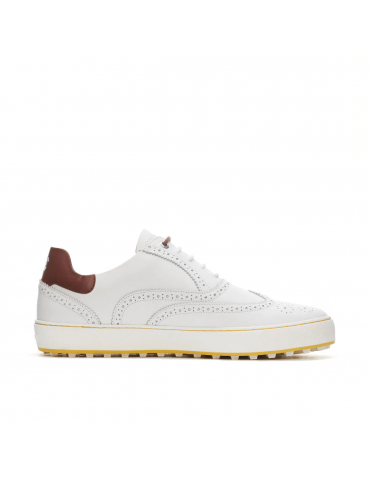 zapatos golf hombre blanco