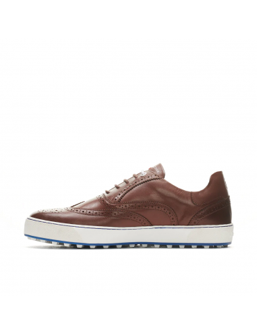zapatos golf hombre marron