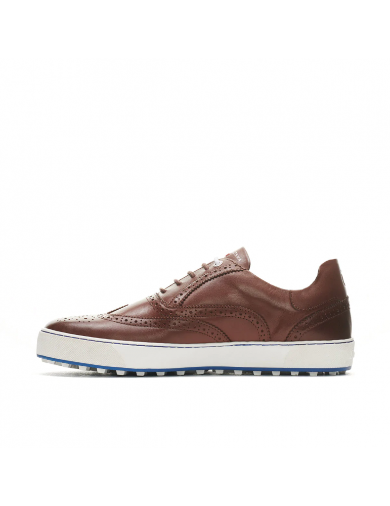 zapatos golf hombre marron