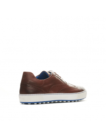 zapatos golf hombre marron