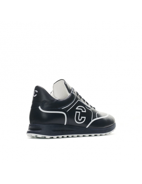 zapatos golf hombre azul