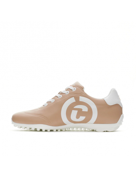 Zapatos golf mujer crema