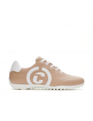 Zapatos golf mujer crema