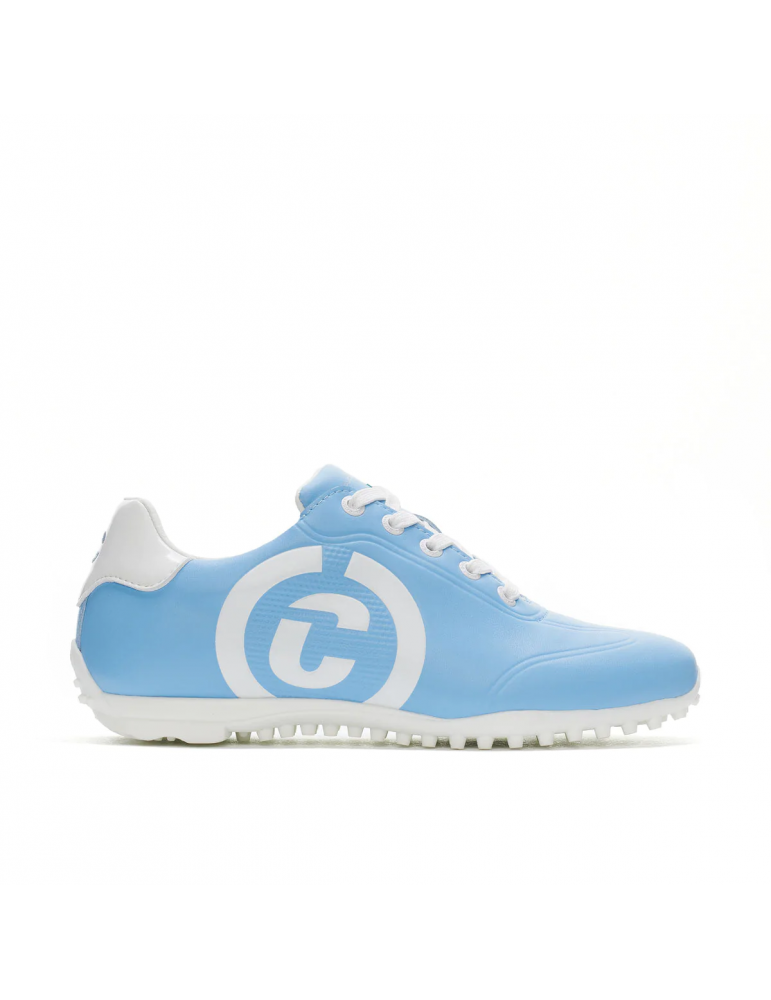 Zapatos golf mujer azul claro
