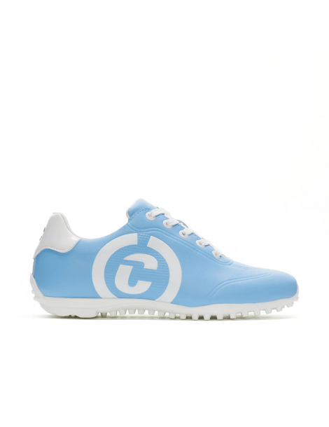 Zapatos golf mujer azul claro