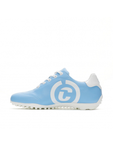 Zapatos golf mujer azul claro