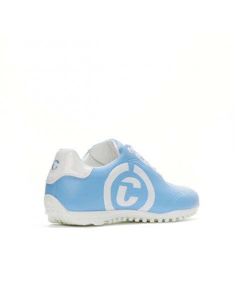 Zapatos golf mujer azul claro