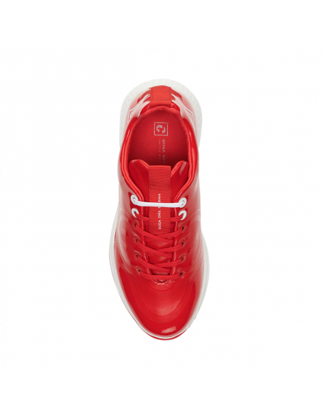 Zapatos golf mujer rojo