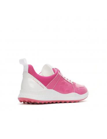 Zapatos golf mujer rosa