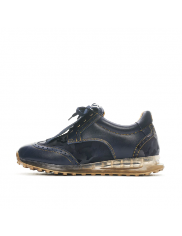 Zapatos golf mujer azul marino
