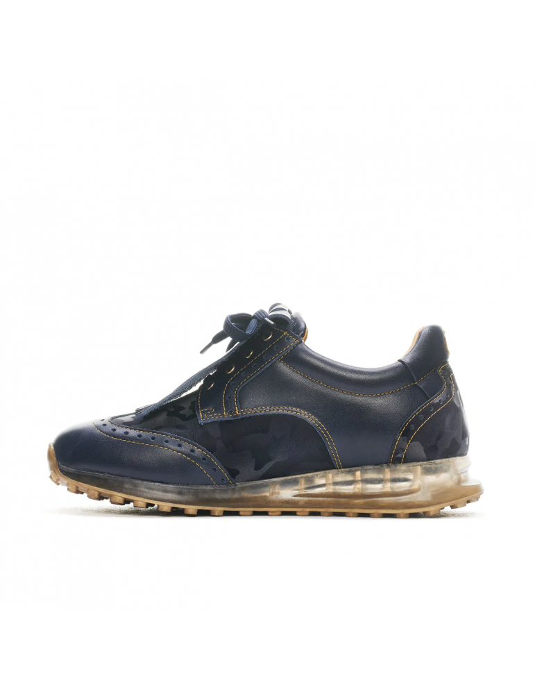 Zapatos golf mujer azul marino
