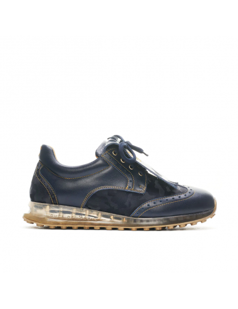 Zapatos golf mujer azul marino