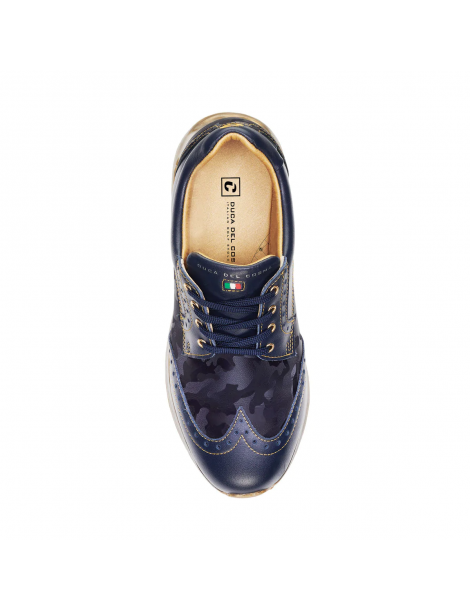 Zapatos golf mujer azul marino