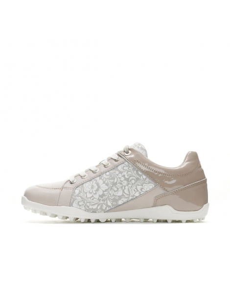 zapatos golf mujer beige
