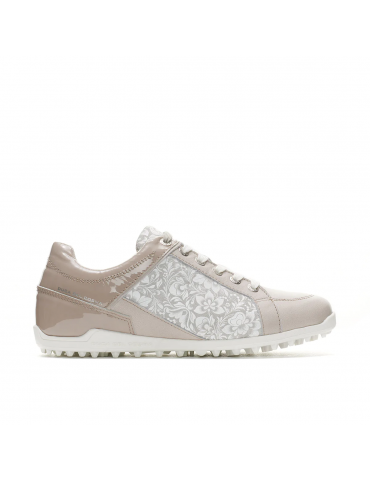 zapatos golf mujer beige