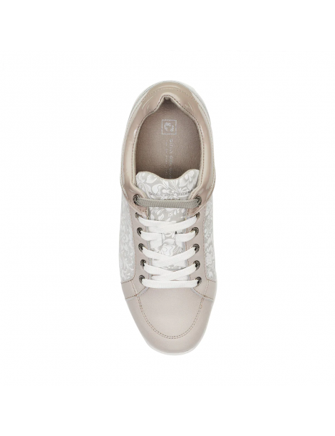 zapatos golf mujer beige