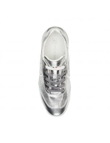 zapatos golf mujer plata