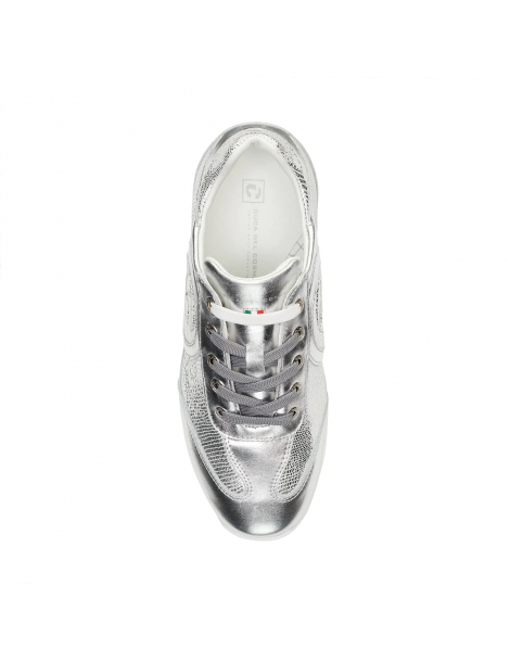 zapatos golf mujer plata