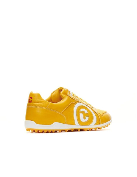 zapatos golf hombre amarillo