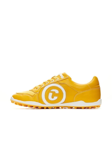 zapatos golf hombre amarillo