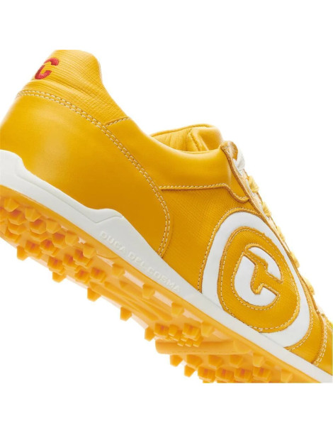 zapatos golf hombre amarillo