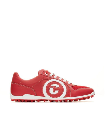 zapatos golf hombre rojo
