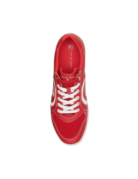 zapatos golf hombre rojo