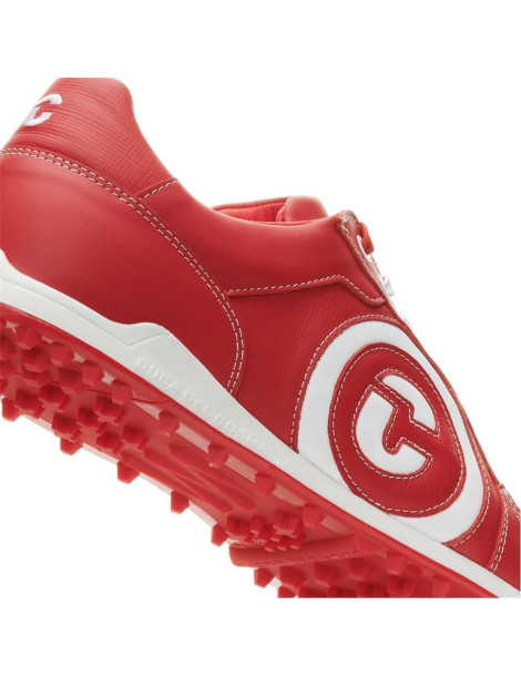 zapatos golf hombre rojo