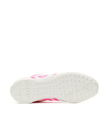 zapatos golf mujer blanco rosa