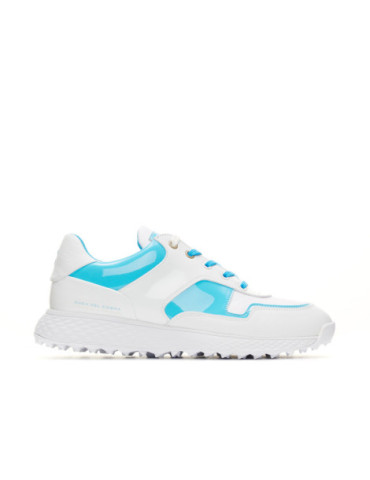 Zapatos de Golf Mujer Blancos Azules Padova - Duca del Cosma