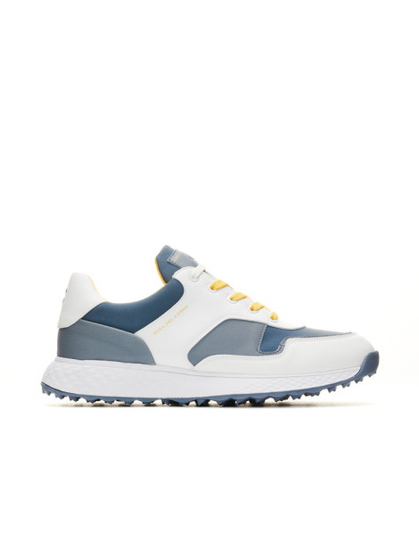 Zapatos golf blanco gris hombre Pagani- Duca del Cosma