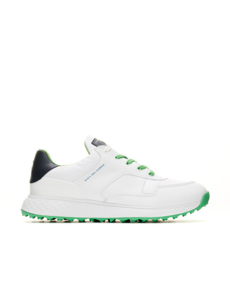 Zapatos golf blanco azul hombre Pagani - Duca del Cosma