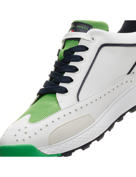 Girona - Duca del Cosma Zapatos golf blanco verde hombre