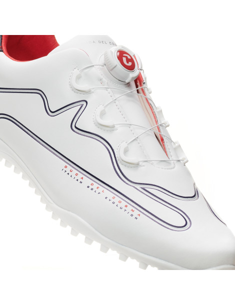 Zapatos golf blancos hombre Navarino - Duca del Cosma
