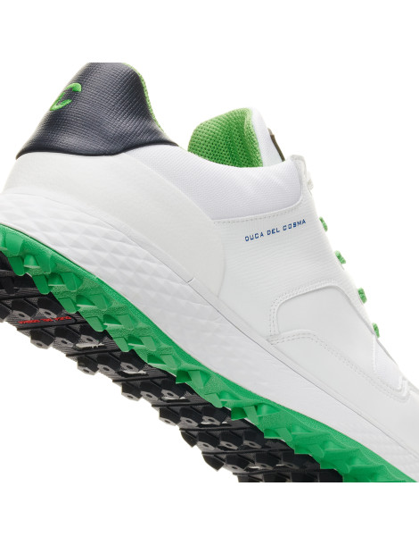 Zapatos golf blanco azul hombre Pagani - Duca del Cosma