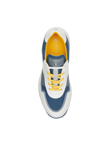 Zapatos golf blanco gris hombre Pagani- Duca del Cosma