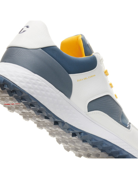 Zapatos golf blanco gris hombre Pagani- Duca del Cosma