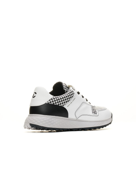 Zapatos golf blanco negro hombre Pagani - Duca del Cosma