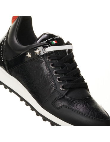 Zapatos de Golf negros para mujer MJ - Duca del Cosma