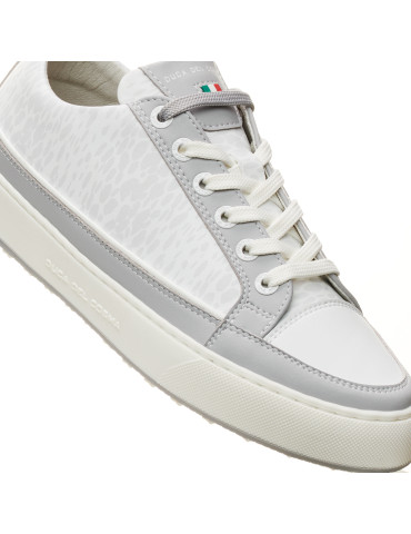 Zapatos de Golf Mujer Gris Claro Garda - Duca del Cosma