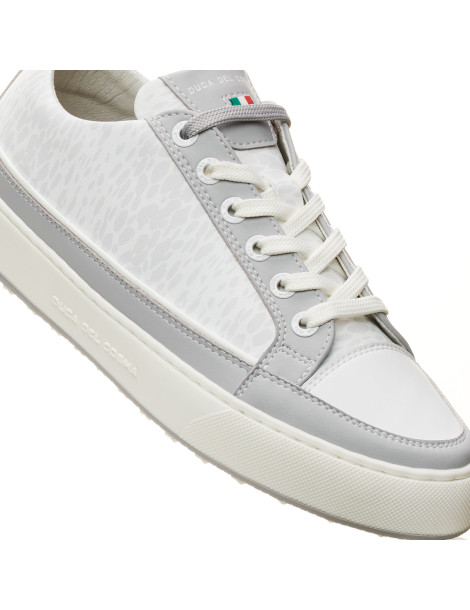 Zapatos de Golf Mujer Gris Claro Garda - Duca del Cosma