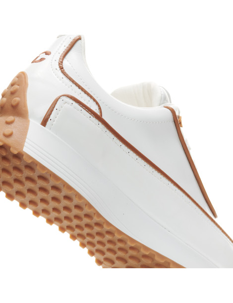 Zapatos de golf beige leopardo para mujer Alexa - Duca del Cosma