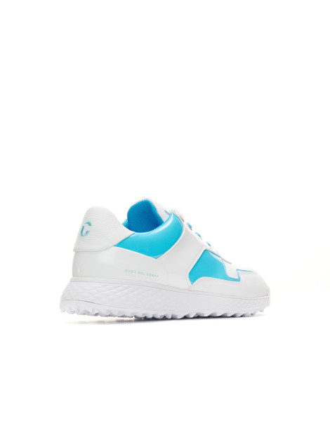 Zapatos de Golf Mujer Blancos Azules Padova - Duca del Cosma