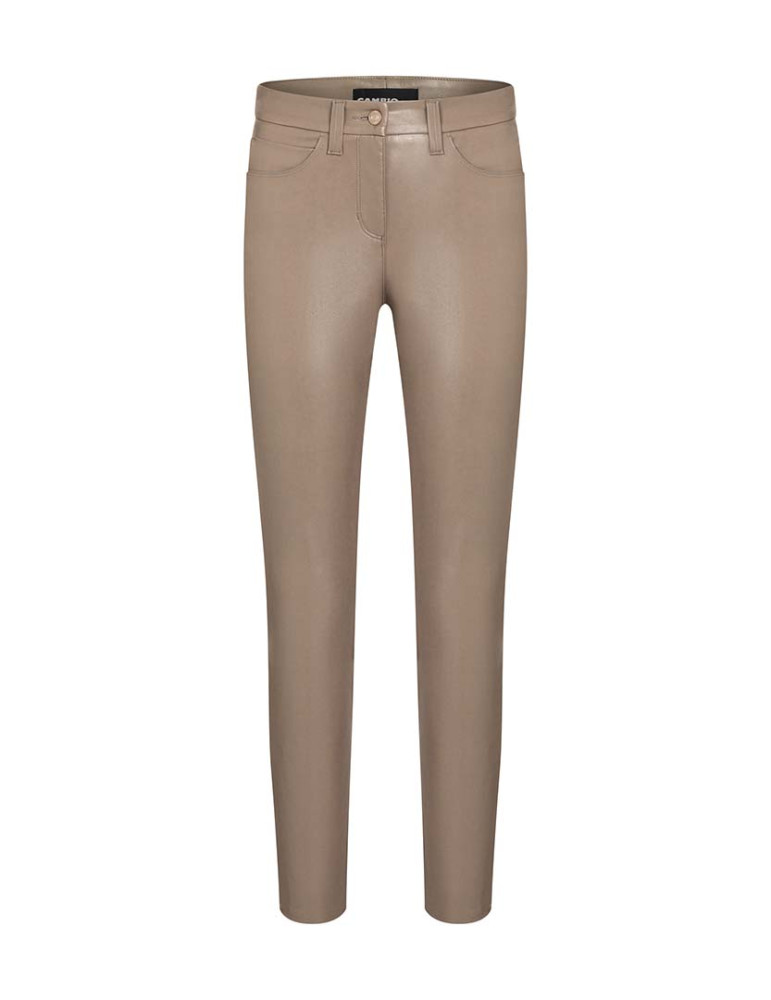 Pantalón piel sintética de mujer Ray 5 pocket - Cambio