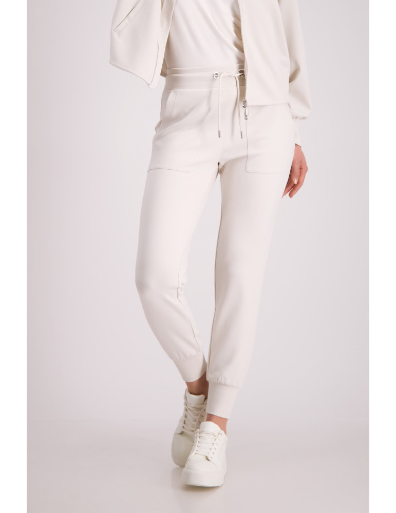 Pantalón de jogging blanco de mujer - Monari