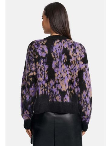 Jersey estampado floral de mujer - Catnoir