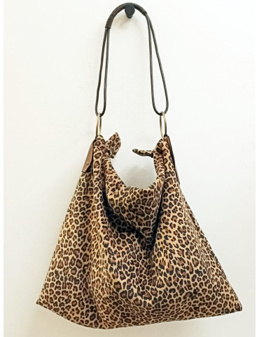 Bolso estampado leopardo...