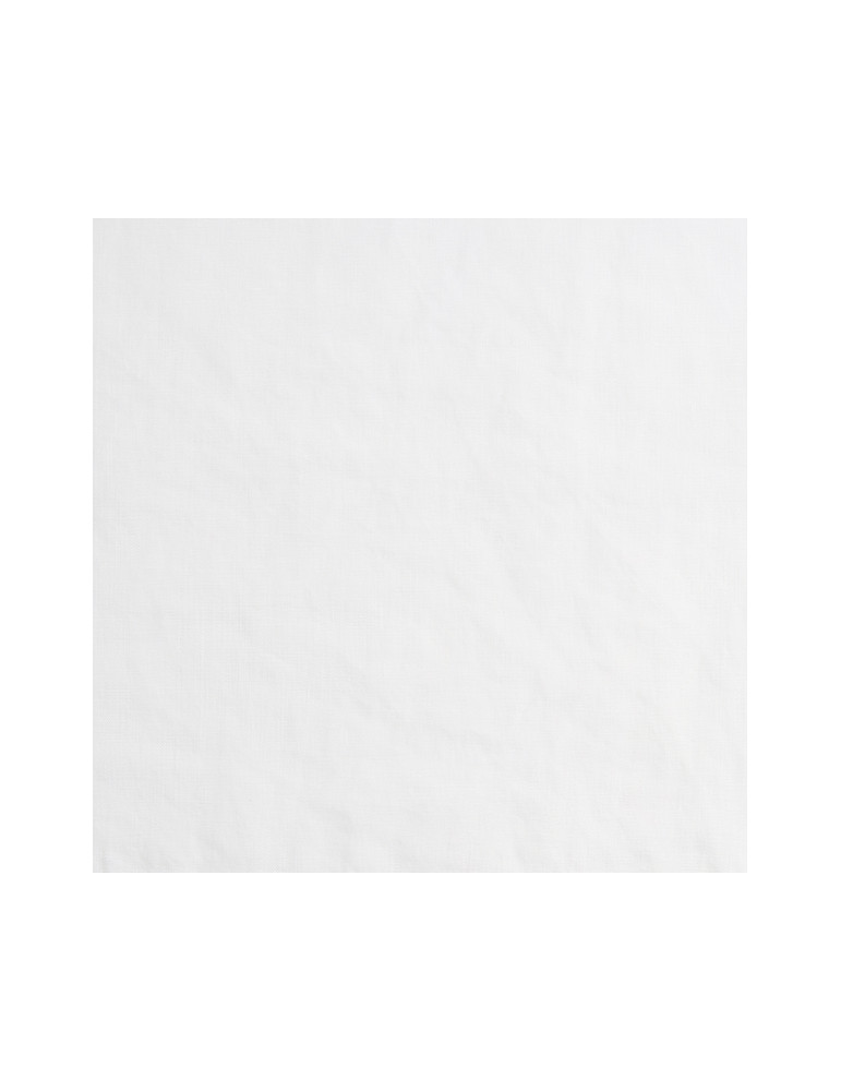 Vestido midi blanco de lino sin mangas - Rosso 35